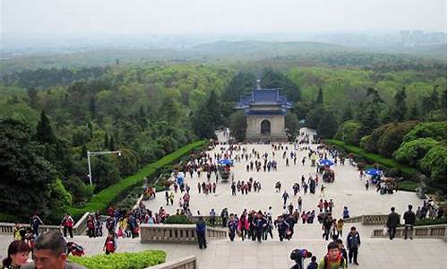 中山陵景点游览路线图_中山陵景点分布图